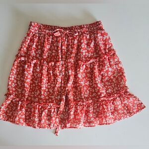 Sienna Sky Floral Mini Skirt